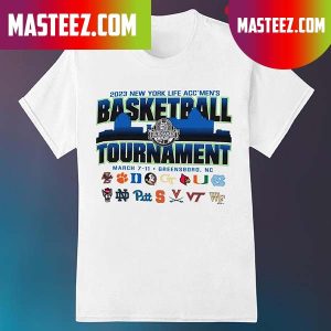 2023 New York life ACC men’s basketball tournament T-shirt