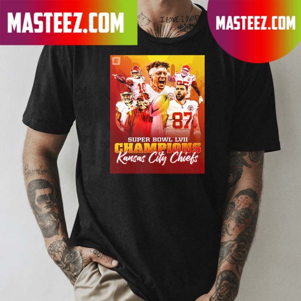 The Kansas City Chiefs Are Super Bowl Champs 2023 T-shirt