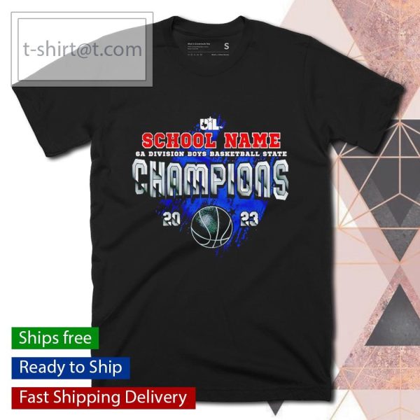 2023 UIL 6A Division Boys Basketball State Champion T-shirt
