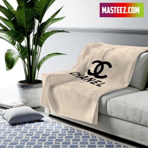 Chanel Beige Fashion Luxury Brand Premium Blanket