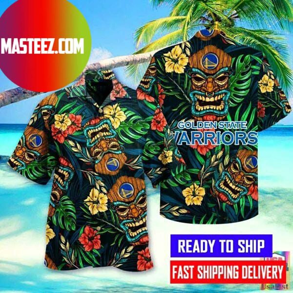 Golden State Warriors Native American Beach Hawaiian Shirt