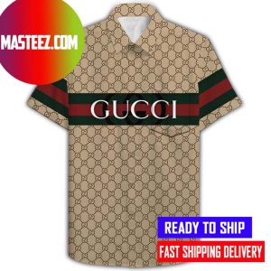 Gucci Background Classic Hawaiian Shirt