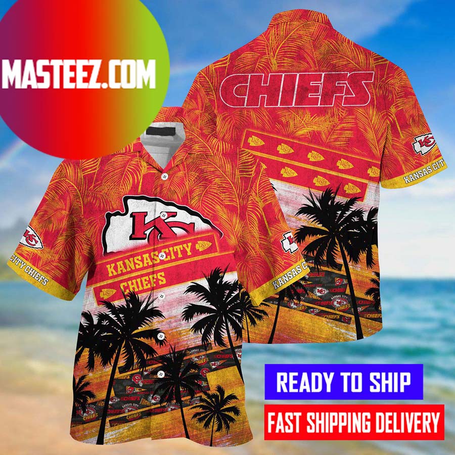 Kansas City Chiefs NFL Style Summer Hawaiian Shirt