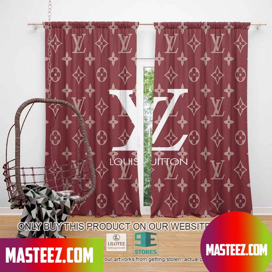 LV Louis Vuitton Pink Windown Curtain - LIMITED EDITION