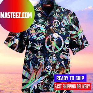 Make Love Not War Hippie Unisex Hawaiian Shirt