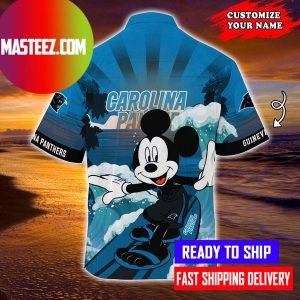 Mickey Mouse X Carolina Panthers NFL Hawaiian Shirt