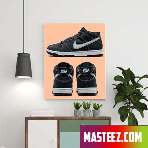 New Off Noir Nike Dunk Mids Poster Canvas