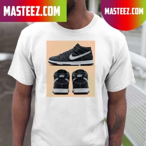New Off Noir Nike Dunk Mids T-shirt
