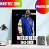 Respect Willis Reed National Basketball Coaches Association Poster Canvas