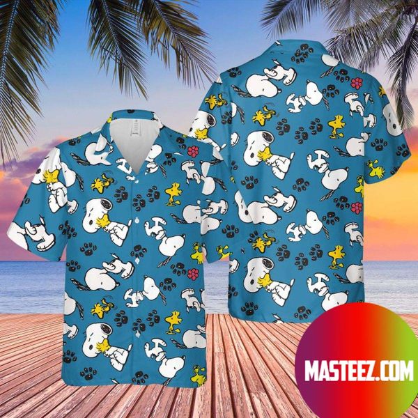 Snoopy And Woodstock Hawaiian Shirt