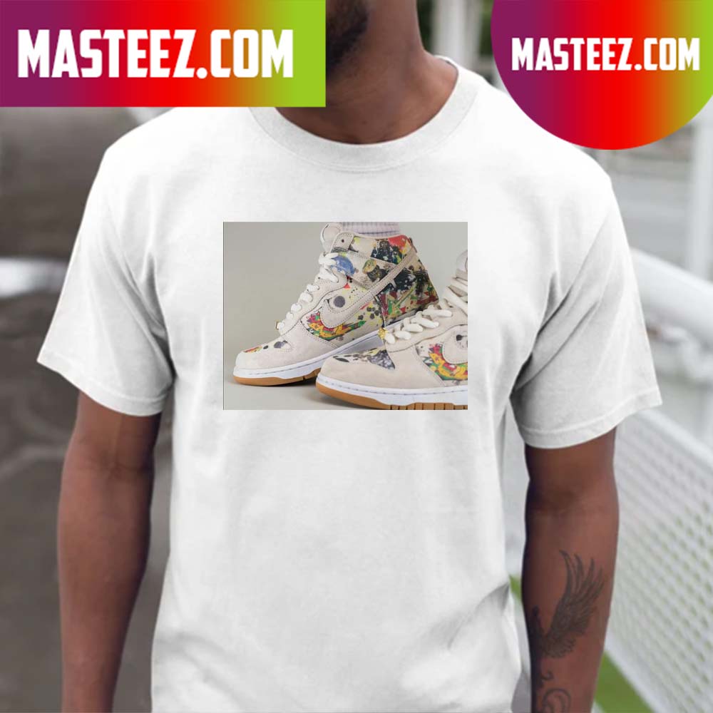 Supreme x Nike SB Dunk High Rammellzee T-shirt - Masteez