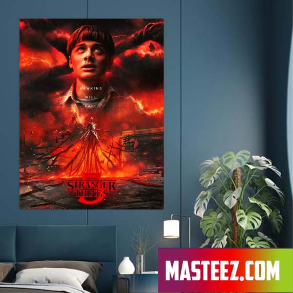 Stranger Things Season 5 Poster Official 2024 Canvas 2 –