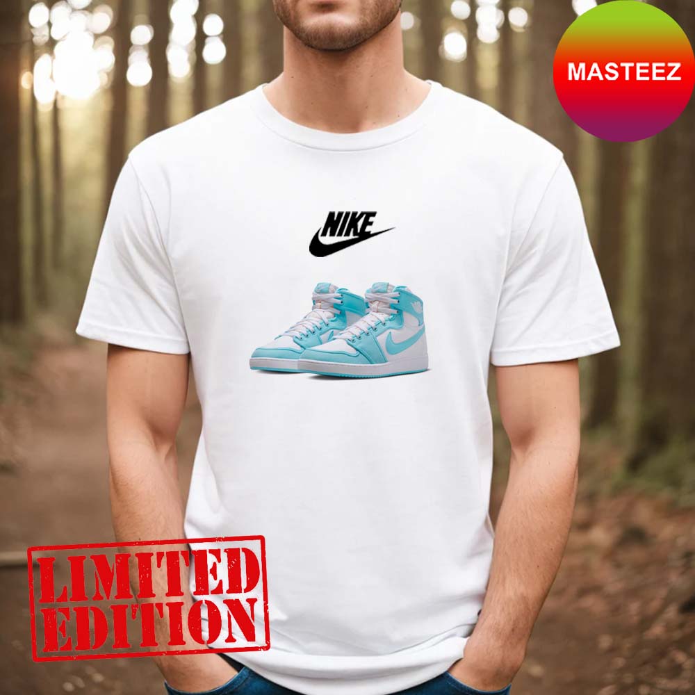 Air Jordan 1 KO 'Bleached Aqua' Fan Gift T-shirt - Masteez