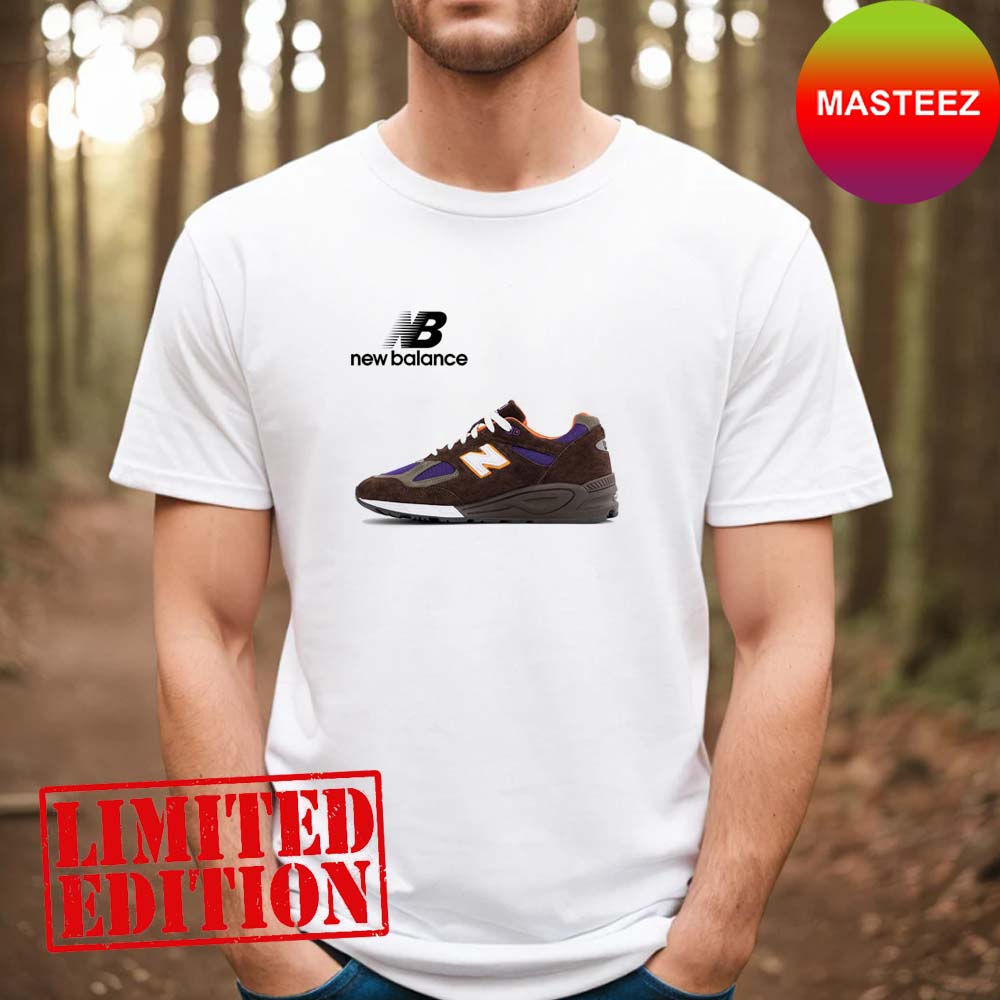 New Balance 990v2 'Brown Purple' Fan Gift T-shirt - Masteez