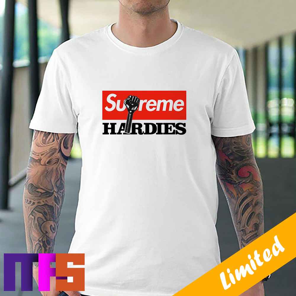 Supreme x Hardies Hardware Fashion T-Shirt - Masteez