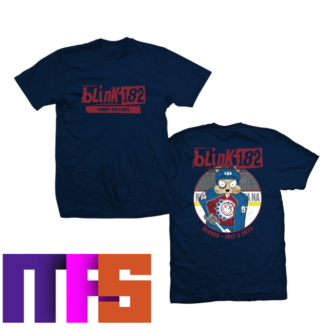 Blink-182 x Colorado Avalanche Shirt Limited