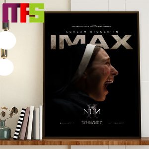 New IMAX Poster For The Nun II Only In Theaters On September 8th Home Decor Official Poster Canvas