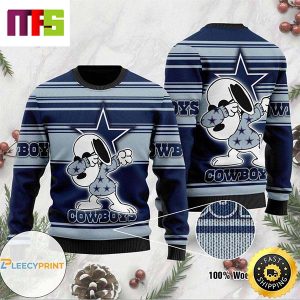 Dallas Cowboys Dabbing Snoopy Cute Funny Best For 2023 Holiday Christmas Ugly Sweater