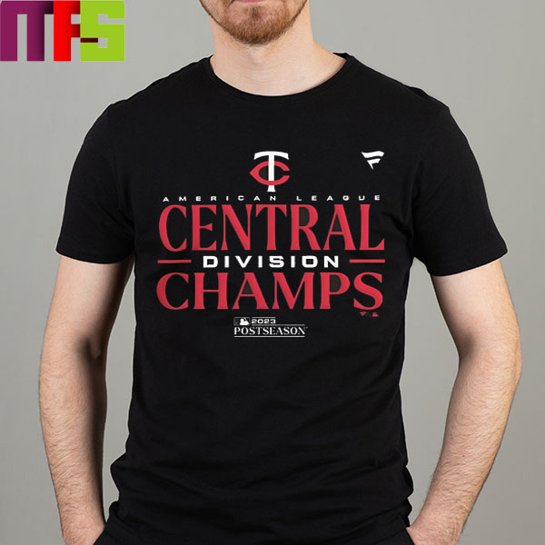 Minnesota Twins Nike 2023 AL Central Division Champions T-Shirt