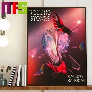 The Rolling Stones Hackney Diamonds Brand New Studio Album Home Decor Official Poster Canvas
