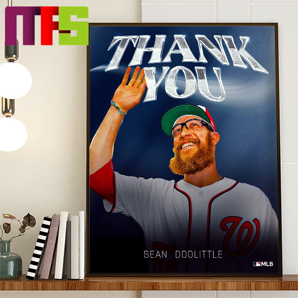 Congratulations On A Great Career Sean Doolittle In MLB Home Decor