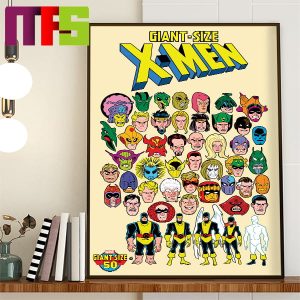 Giant Size X Men Iconic Marvel Rogues Galleries In New Deadly Foes Variant Cover Home Decor Poster Canvas