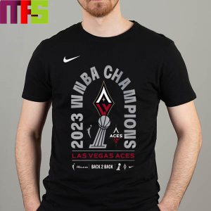 Las Vegas Aces 2023 WNBA Champions Nike Toddler Locker Room Authentic T-Shirt
