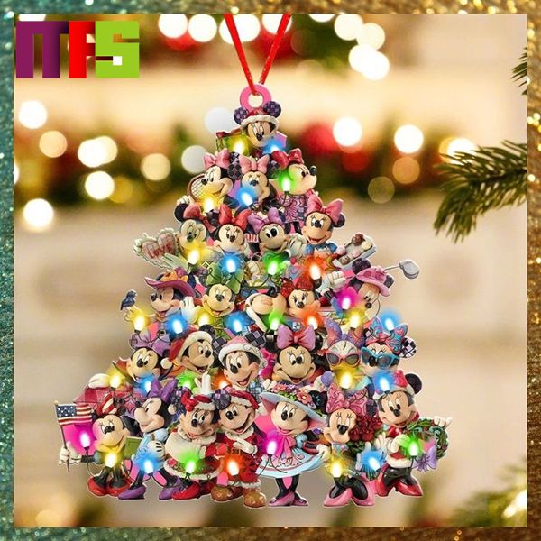 Stitch Disney 100 Christmas Tree Decorations Unique Custom Shape Xmas  Ornament - Masteez