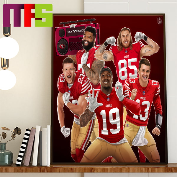 San Francisco 49ers Are Champions 2022 NFC West Champs Home Decor Poster  Canvas - REVER LAVIE