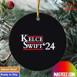 Travis Kelce Taylor Swift 24 Christmas Tree Decorations 2023 Xmas Ornament