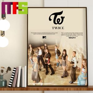Twice For Consideration Banner For The 2024 Grammys Home Decor Poster Canvas