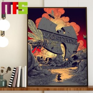 Wu Tang Clan Laval Quebec At Place Bell On October 2nd 2023 Home Decor Poster Canvas