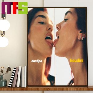 Dua Lipa Houdini New Lead Single For Upcoming Third Studio Album Home Decor Poster Canvas