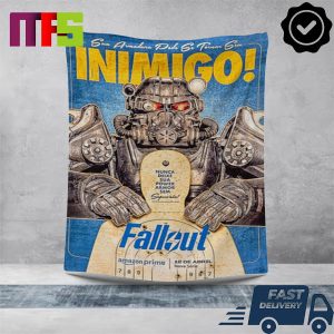 Fallout Live Action Series Inimigo New Poster On Amazon Prime Classic Blanket