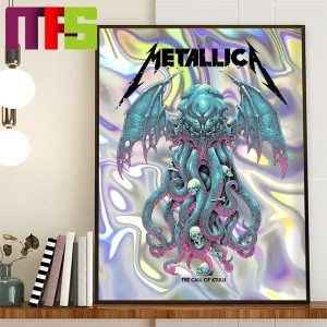 Metallica The Call Of Ktulu Lava Holographic Edition Artwork Home Decor Poster Canvas