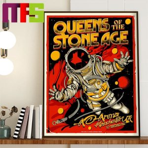 Queens Of The Stone Age Manchester UK At AO Arena On November 14th 2023 Home Decor Poster Canvas