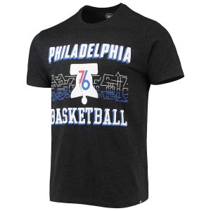 Philadelphia 76ers ’47 Black City Edition Club Style T-Shirt