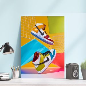 froSkate x Nike SB Dunk High Exclusive Access Poster Canvas