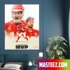 Kansas City Chiefs vs Philadelphia Eagles Super Bowl LVII NFL Matchup Poster Canvas