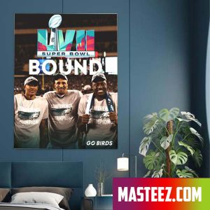 Philadelphia Eagles Championship NFC 2023 Poster Canvas