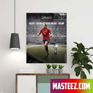 Alexiaputellas Has Been Crowned TheBest FIFA Women’s Player 2022 Poster Canvas