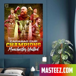 Carabao Cup Champions Manchester United Poster Canvas
