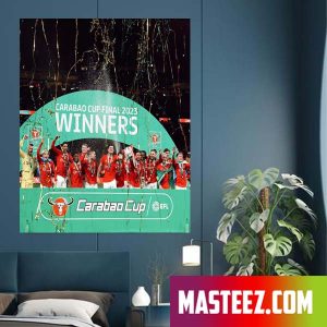 Carabao Cup Final 2023 Winners Is MUFC Poster Canvas