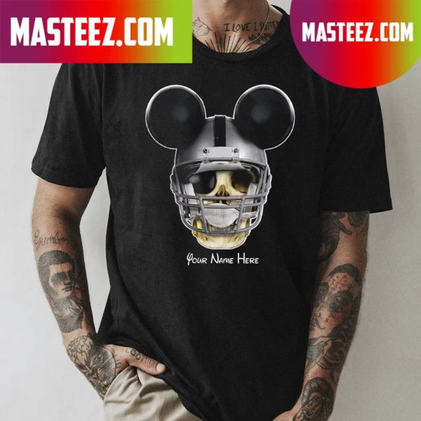 Las Vegas Mickey Mouse Helmet T-shirt