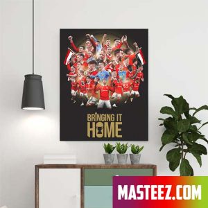 Bringing It Home Manchester United Winners CarabaoCup 2023 Poster Canvas
