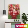 Team Kansas City Chiefs MVP Super Bowl LVII 2023 Poster Canvas