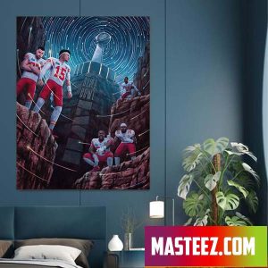 The Kansas City Chiefs Win Philadelphia Eagles Super Bowl LVII Game Day Poster Canvas