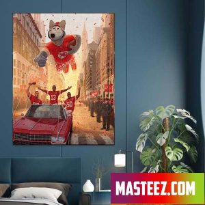 The Kansas City Chiefs Win Super Bowl LVII Game Day Poster Canvas