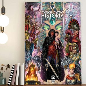 Wonder Woman Historia The Amazon Poster Canvas