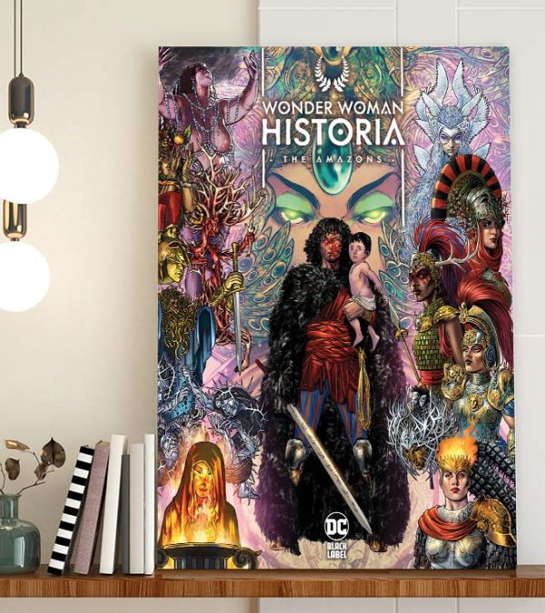 Wonder Woman Historia The Amazon Poster Canvas
